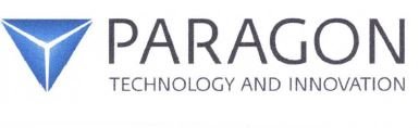 Trademark PARAGON TECHNOLOGY AND INNOVATION + LOGO