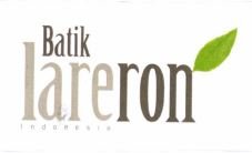 Trademark BATIK LARERON INDONESIA + LOGO