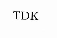 Trademark TDK