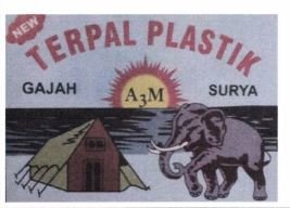 Trademark TERPAL PLASTIK GAJAH SURYA + LUKISAN