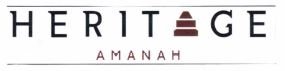 Trademark HERITAGE AMANAH + LOGO