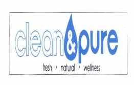 Trademark CLEAN & PURE FRESH • NATURAL • WELLNESS + LOGO
