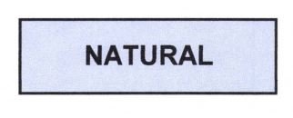 Trademark NATURAL