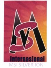 Trademark MS INTERNASIONAL MSI SILVER ION + LOGO