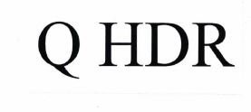 Trademark QHDR