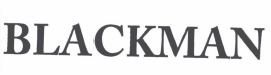 Trademark BLACKMAN