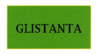 Trademark GLISTANTA + LOGO