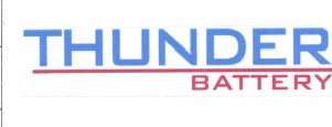 Trademark THUNDER BATTERY + LOGO