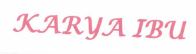 Trademark KARYA IBU + LOGO