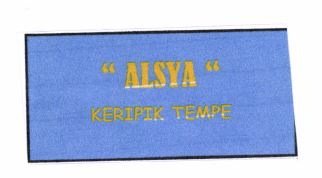 Trademark ALYSYA" Keripik Tempe+LUKISAN