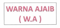 Trademark WARNA AJAIB (W.A)