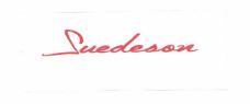 Trademark SUEDESON + LOGO