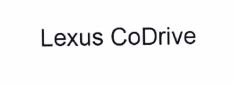 Trademark Lexus CoDrive