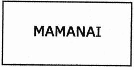 Trademark MAMANAI