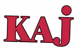 Trademark K A J + LOGO