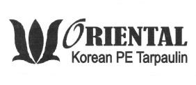 Trademark ORIENTAL KOREAN PE TARPAULIN + LOGO