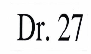 Trademark DR.27