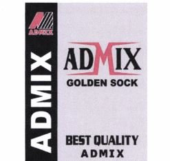 Trademark ADMIX GOLDEN SOCK + LOGO