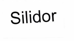 Trademark SILIDOR