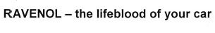 Trademark RAVENOl - the lifeblood of your car + LOGO
