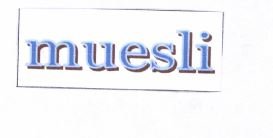 Trademark MUESLI