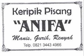 Trademark KERIPIK PISANG ANIFA