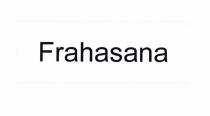 Trademark FRAHASANA