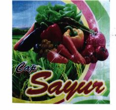 Trademark CAP SAYUR + logo