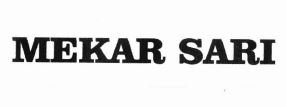 Trademark MEKAR SARI