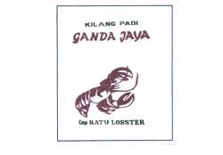 Trademark GANDA JAYA CAP RATV LOBSTER + LOGO