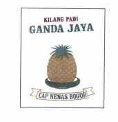 Trademark GANDA JAYA CAP NENAS BOGaR + LOGO