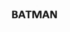 Trademark BATMAN