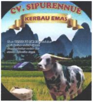 Trademark SIPURENNUE KERBAU EMAS + LUKISAN