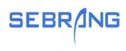 Trademark SEBRANG + LOGO