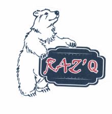 Trademark RAZ'Q + logo