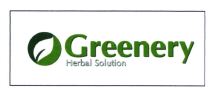 Trademark GREENERY HERBAL SOLUTION