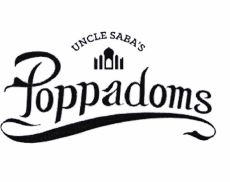 Trademark UNCLE SABA'S POPPADOMS dan lukisan