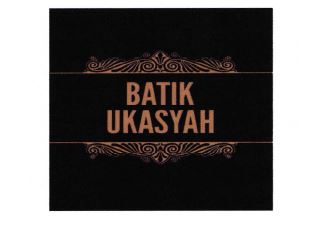 Trademark BATIK UKASYAH