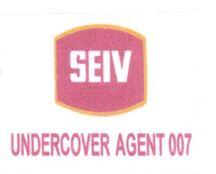 Trademark SEIV UNDERCOVER AGENT 007