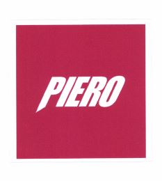 Trademark PIERO + LOGO