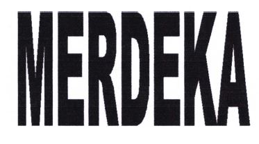 Trademark MERDEKA