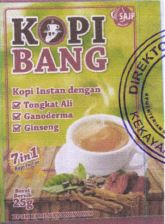 Trademark SAJP KOPI BANG KOPI INSTAN TONGKAT ALI + LUKISAN