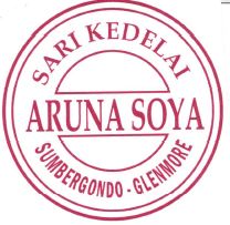 Trademark ARUNA SOYA SARI KEDELAI SUMBERGONDO GLENMORE + LOGO