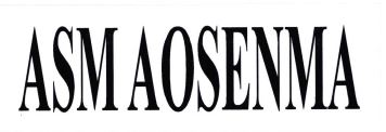 Trademark ASM AOSENMA