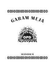 Trademark GARAM MEJA OPD BERYODIUM + LUKISAN