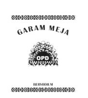 Trademark GARAM MEJA OPD BERYODIUM + LUKISAN