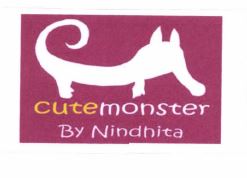 Trademark CUTEMONSTER BY NINDHITA + LOGO