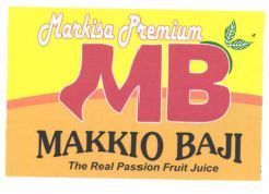 Trademark MB MAKKIO BAJI + LOGO