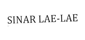 Trademark SINAR LAE-LAE