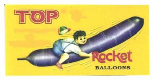 Trademark TOP ROCKET BALLOONS + LUKISAN